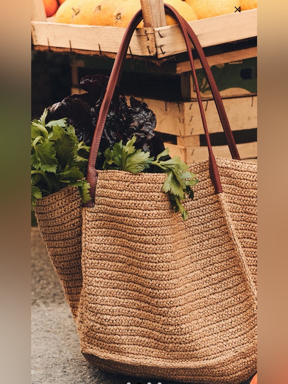 J CREW Large handknotted packable tote bag $148 - Picture 2 of 10